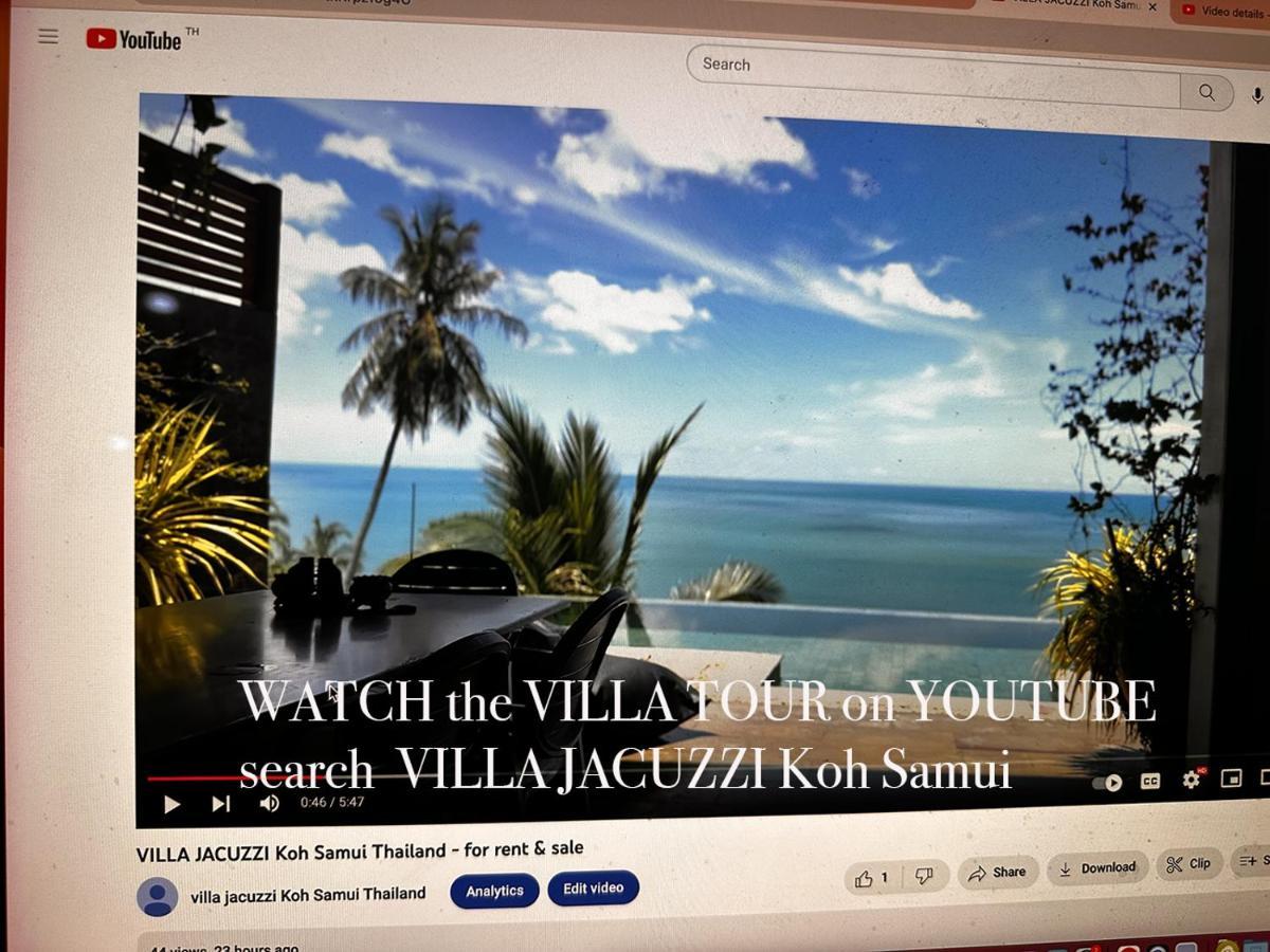 Villa Jacuzzi Seaview Villa Strand von Chaweng Exterior foto